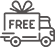 Cross-border delivery service icon