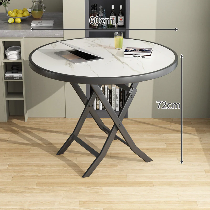 Round Wooden Folding Table