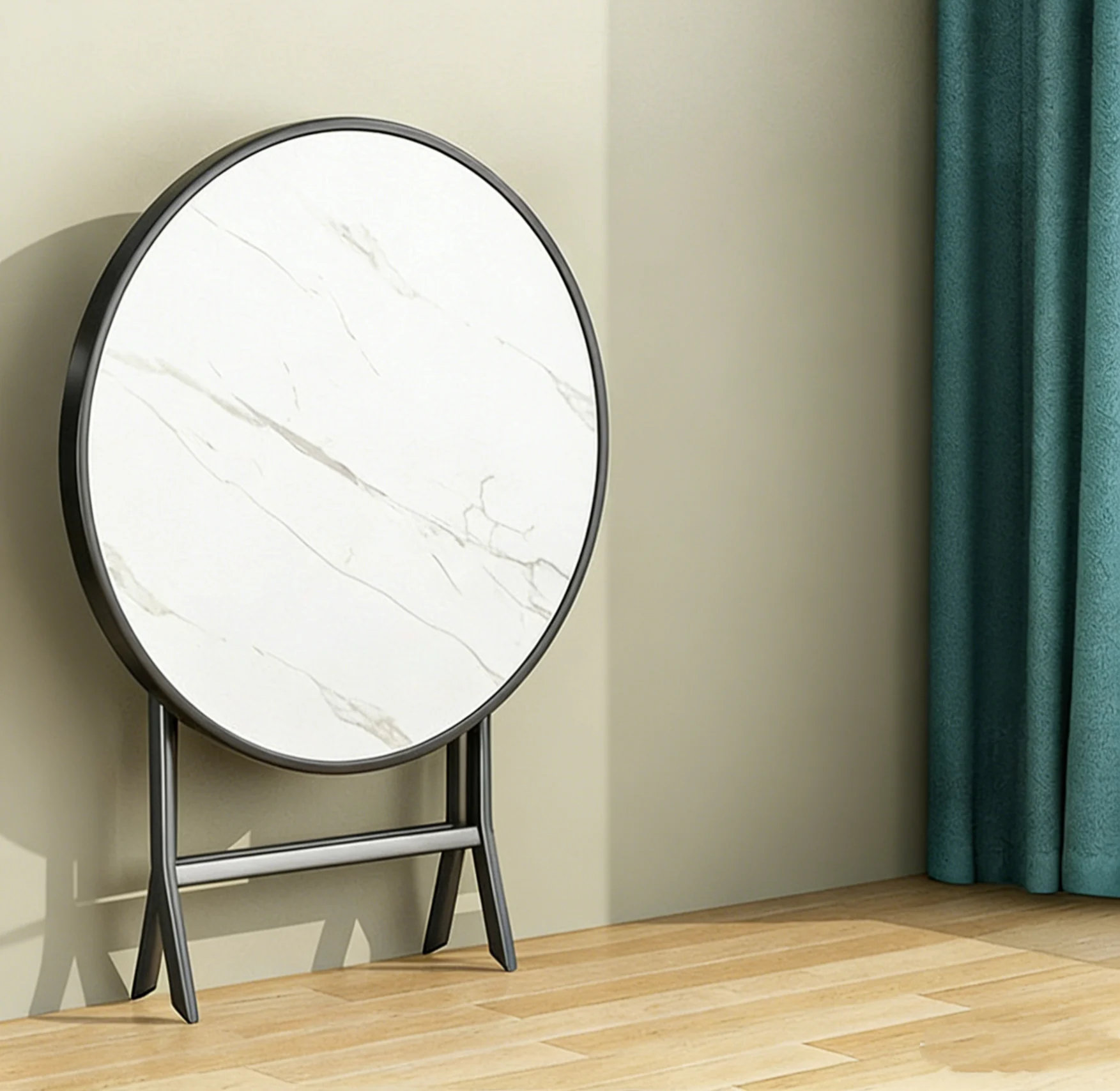 Round Wooden Folding Table product view
