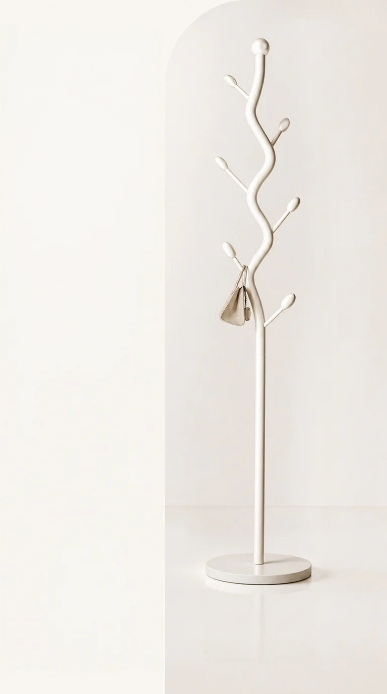 Branch-Style Floor Coat Rack detail view