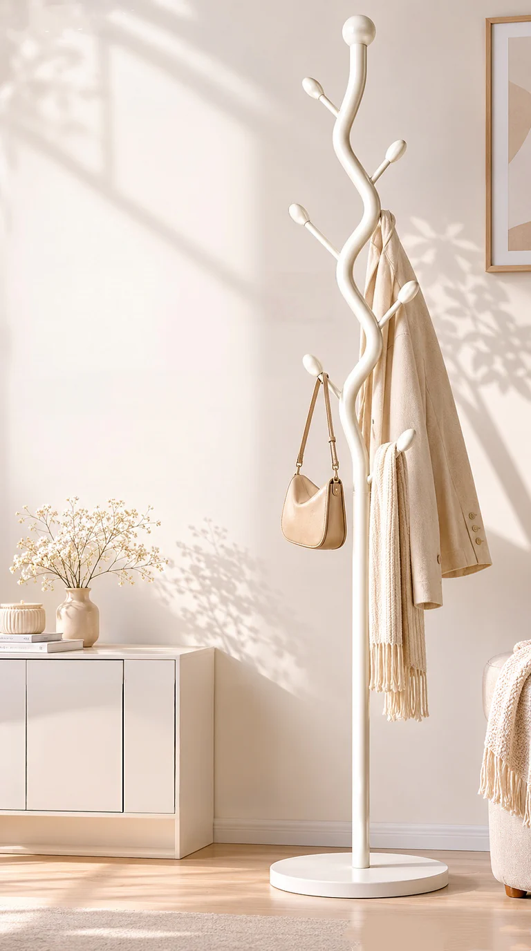 Branch-Style Floor Coat Rack